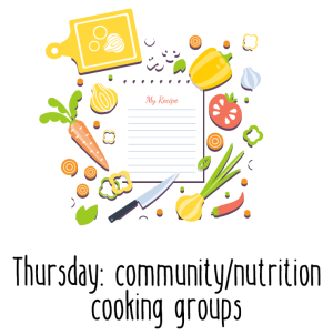 Cooking demonstration graphic 